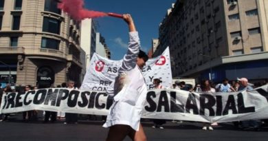 Trabajadores de la salud inician paro en Argentina