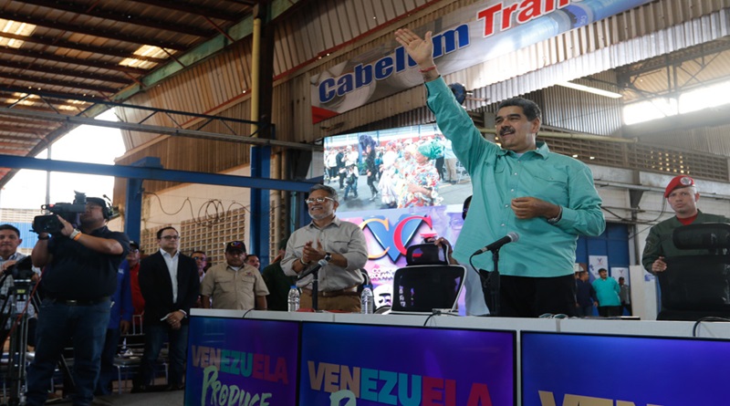 Presidente Maduro anuncia crecimiento económico récord en 2024