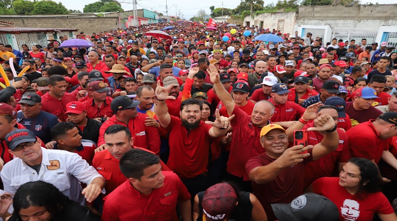 Jefe de Estado celebra movilización de Caicara en repudio al bloqueo imperial
