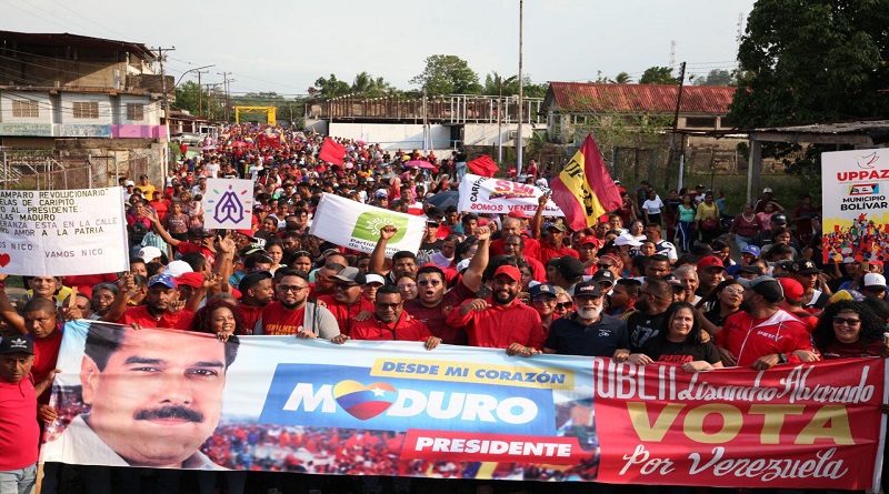 Movilización en Barinas y Monagas en Defensa de la Soberanía Venezolana