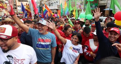 Guatire marcha en defensa de la soberanía y en rechazo a las sanciones por EE.UU