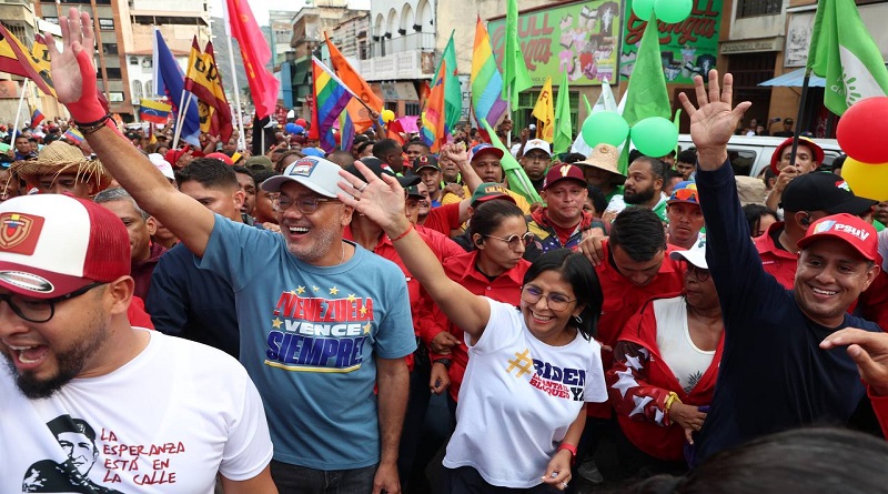 Guatire marcha en defensa de la soberanía y en rechazo a las sanciones por EE.UU