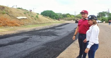 Plan Ciudad llega a El Socorro con aplicación de asfalto