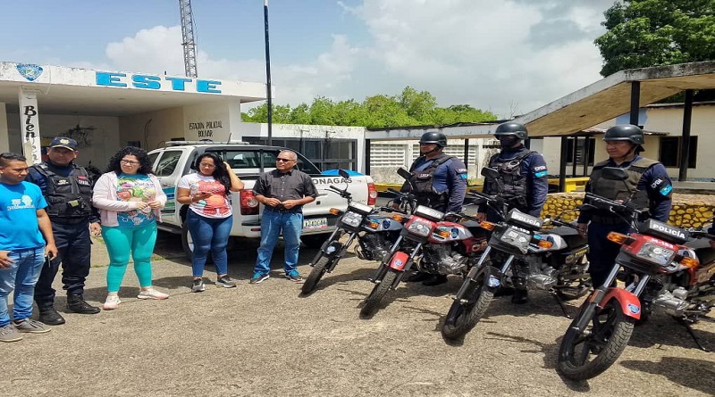 Fortalecen sistema de seguridad en Caripito con nuevas motocicletas para la policía