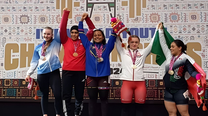 Sahara Ochoa campeona del Mundial Juvenil de Levantamiento de Pesas 2024
