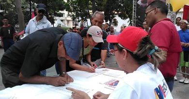 Firman para Exigir el Fin de las Sanciones exige que cesen sanciones de EEUU contra Venezuela