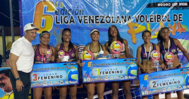 Guariqueñas destacan en la quinta parada de la Liga Venezolana de Voleibol de Playa