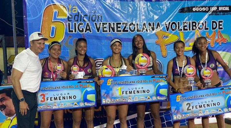 Guariqueñas destacan en la quinta parada de la Liga Venezolana de Voleibol de Playa