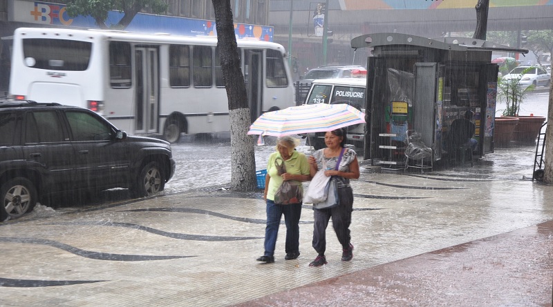 Inameh pronostica lluvias y chubascos en gran parte del país