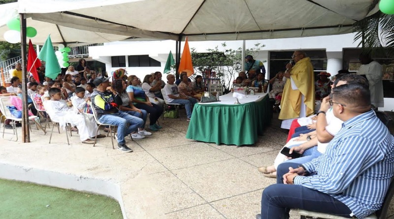Develan imagen en honor a San Juan Bautista en Guárico