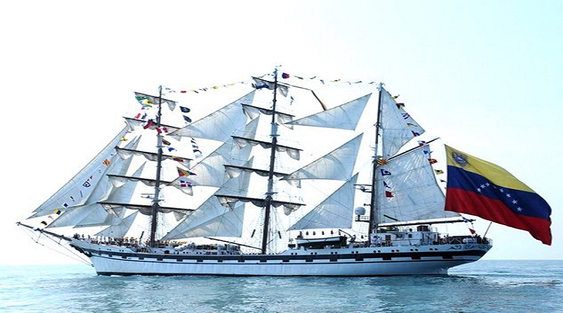 Buque Escuela “Simón Bolívar” arriba a Santiago de Cuba
