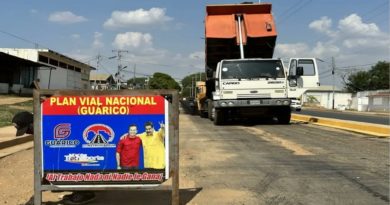 Avanza modernización de infraestructura vial con Plan de Asfaltado en Guárico