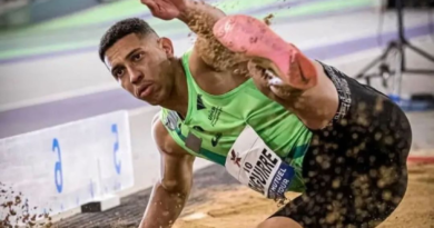 Gerson Izaguirre gana la medalla de bronce durante competencia atlética en España