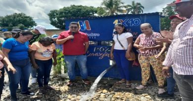 fue inaugurado el pozo de agua Corazón Indestructible en la parroquia Zuata, que favorecerá  532 familias