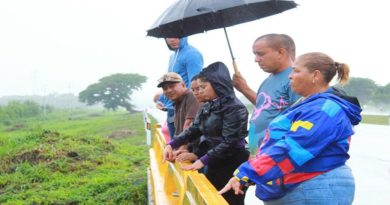 Monitorean cauces de ríos y quebradas ante intensas lluvias en Mariño