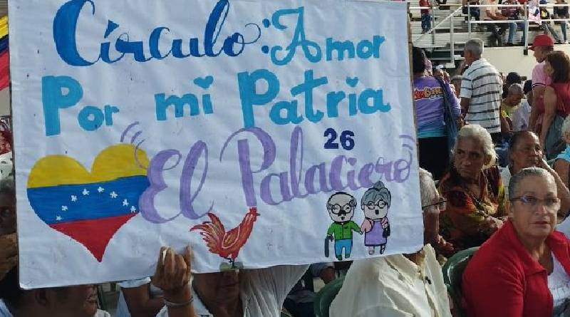 Abuelos y abuelos reciben jornada alimenticia en Lara