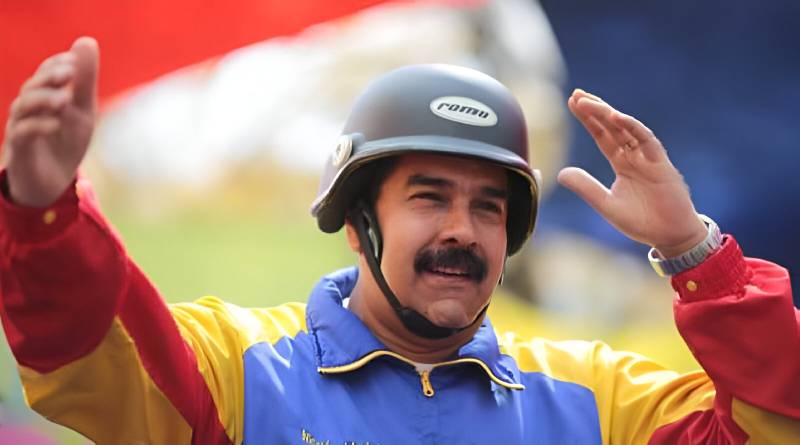 Fuerza motorizada colmó las calles de La Guaira en apoyo al presidente Maduro