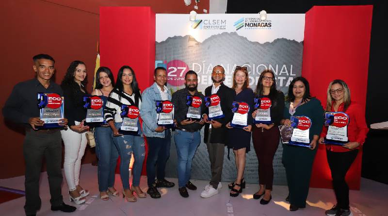 Entregan premio de periodismo y orden “Luis Beltrán Trujillo Centeno” en Monagas