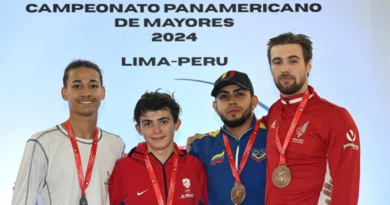 El venezolano Jesús Limardo obtiene medalla de bronce en Panamericano de Esgrima