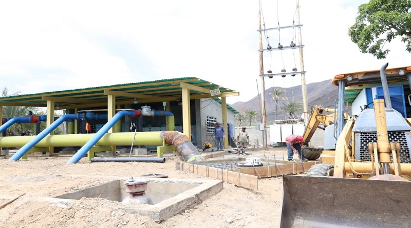 Modernización de estación de bombeo favorecerá a más de 15 mil familias de Margarita