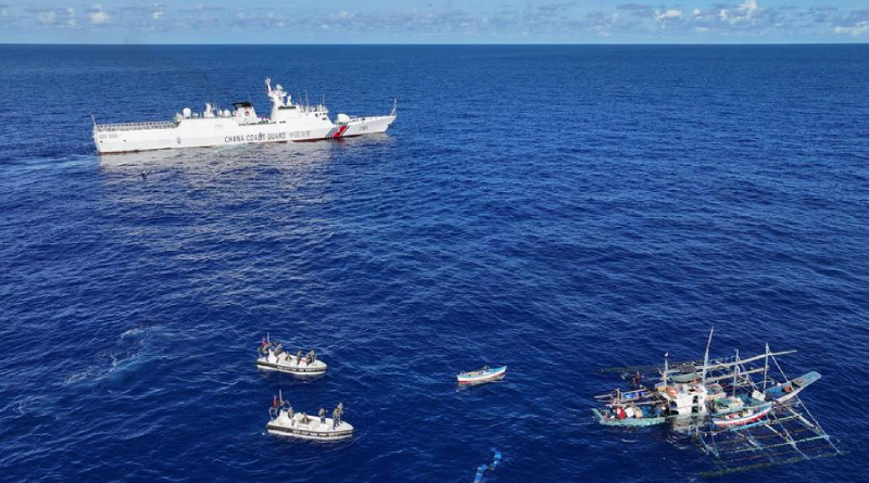 Guardia Costera de China ayuda a pescadores filipinos heridos en Mar Meridional