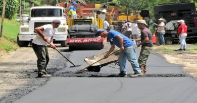 Infraestructura vial es reparada en Cristóbal Rojas de Miranda
