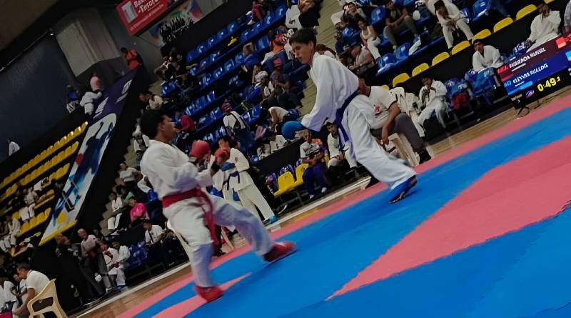 Sucre y Guaicapuro dominan en el kenpo de los Juegos Estudiantiles Miranda 2024