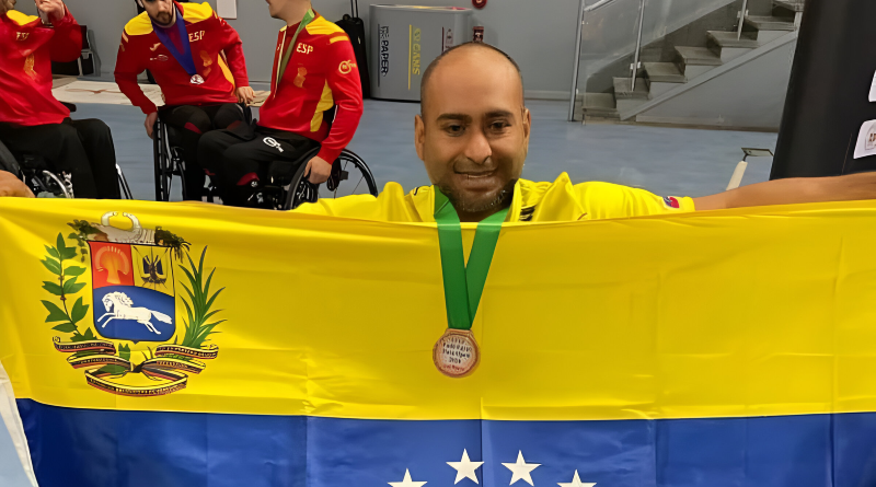Venezolano Roberto Quijada clasifica a los Juegos Paralímpicos París 2024
