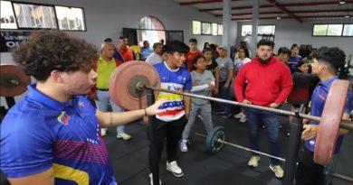 Inauguran Gimnasio de Halterofilia en Complejo Polideportivo de Maturín