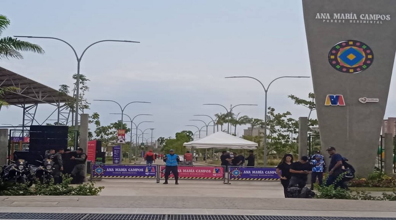 Jefe de Estado celebra avance de obras en el Parque Monumental “Ana María Campos”