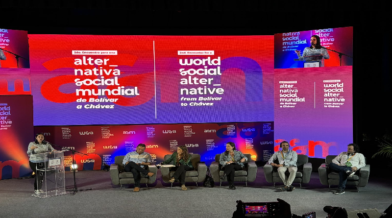 Realizan II Encuentro para una Alternativa Social Mundial en Caracas