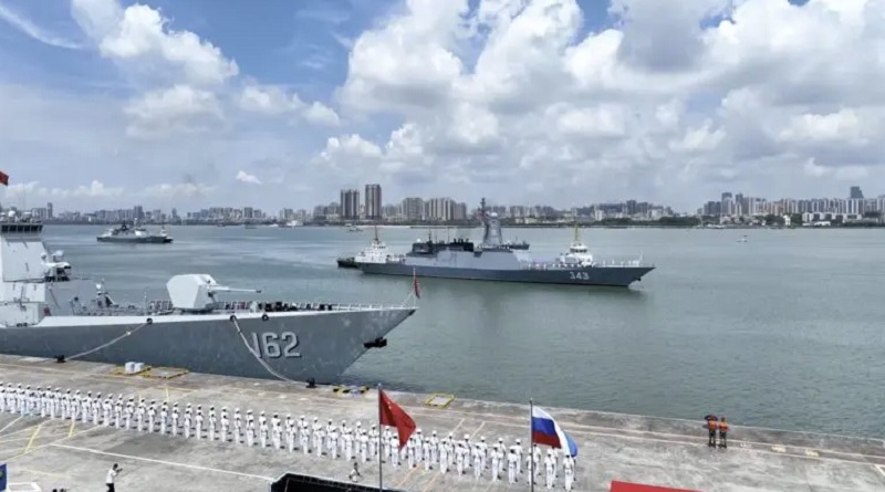 China y Rusia realizan maniobras militares conjuntas