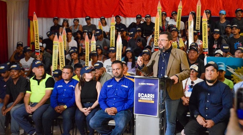Candidato Antonio Ecarri realiza recorrido por el Zulia y llama a votar