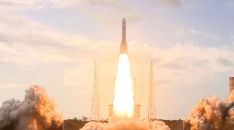 Cohete de fabricación europea Ariane 6 culminó con éxito su vuelo inaugural