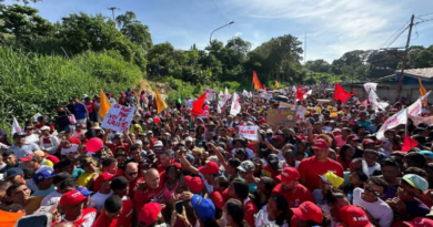 Yaracuy se moviliza en respaldo al candidato del GPP Nicolás Maduro