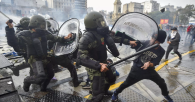 CIDH advierte a Argentina por uso desproporcionado de fuerza en movilizaciones