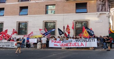 Realizan gran manifestación en apoyo al presidente reelecto Nicolás Maduro en Italia
