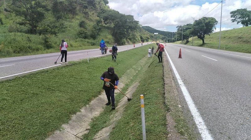 Gobierno Regional de Aragua desplegado con labores de mantenimiento