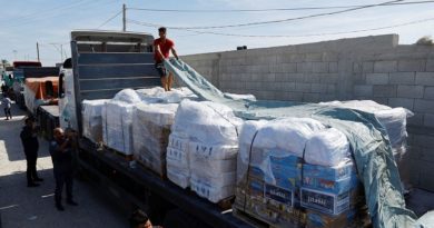 Jordania envía camiones con ayuda humanitaria a Gaza