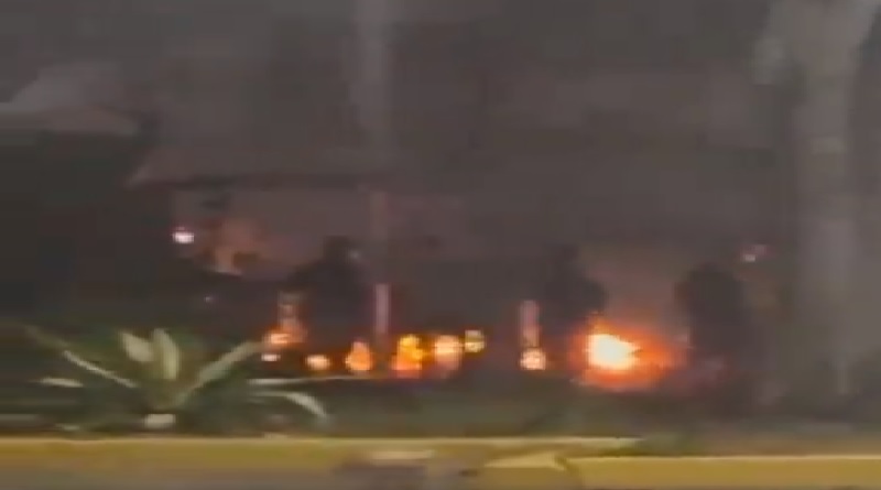 Ministro Ñáñez denuncia que sectores fascistas queman hospital en Coche
