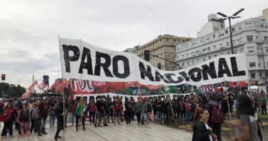 Trabajadores argentinos realizarán paro el 7 de agosto