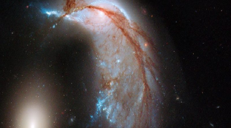 Capturan baile cósmico de las galaxias “Pingüino” y “Huevo”