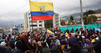 Calles de Ecuador se preparan para jornada de marchas contra políticas de Noboa