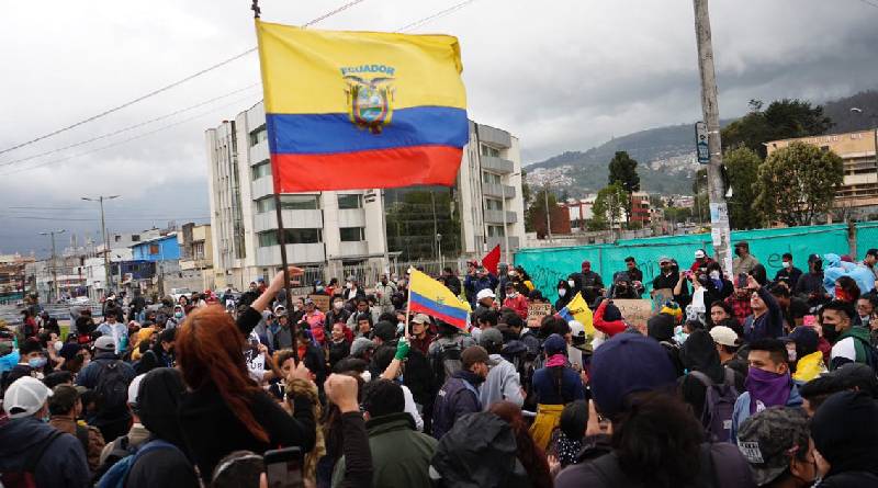 Calles de Ecuador se preparan para jornada de marchas contra políticas de Noboa