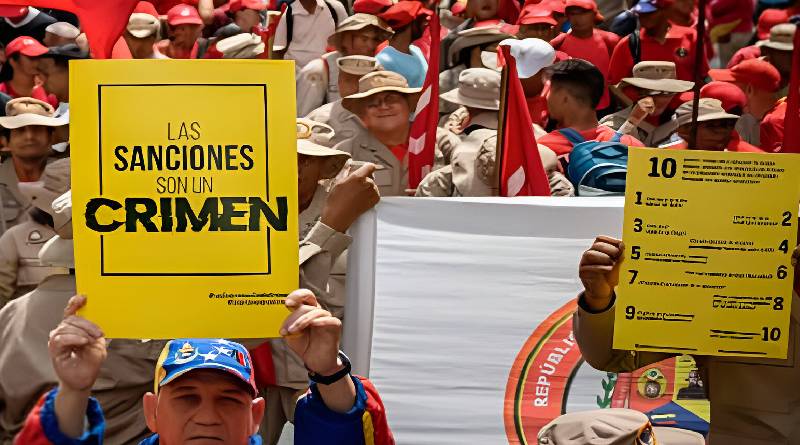 Sanciones son punta de lanza contra soberanía y democracia en Venezuela