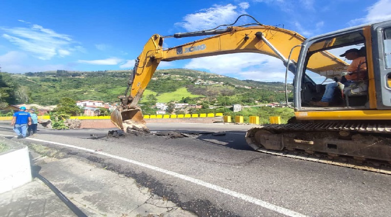 Inician trabajos de mantenimiento en la Troncal 01 de Táchira