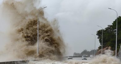 Tifón Gaemi toca tierra por segunda ocasión en China