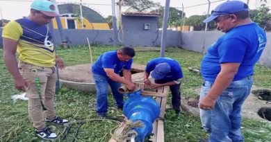 Rehabilitan estación de aguas servidas Concha Acústica en Guárico