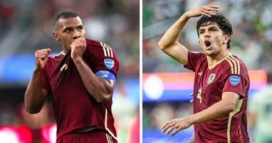Rondón y Aramburu entre los mejores de la Copa América