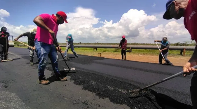 Ministerio de Transporte avanza en obras viales en el estado Zulia